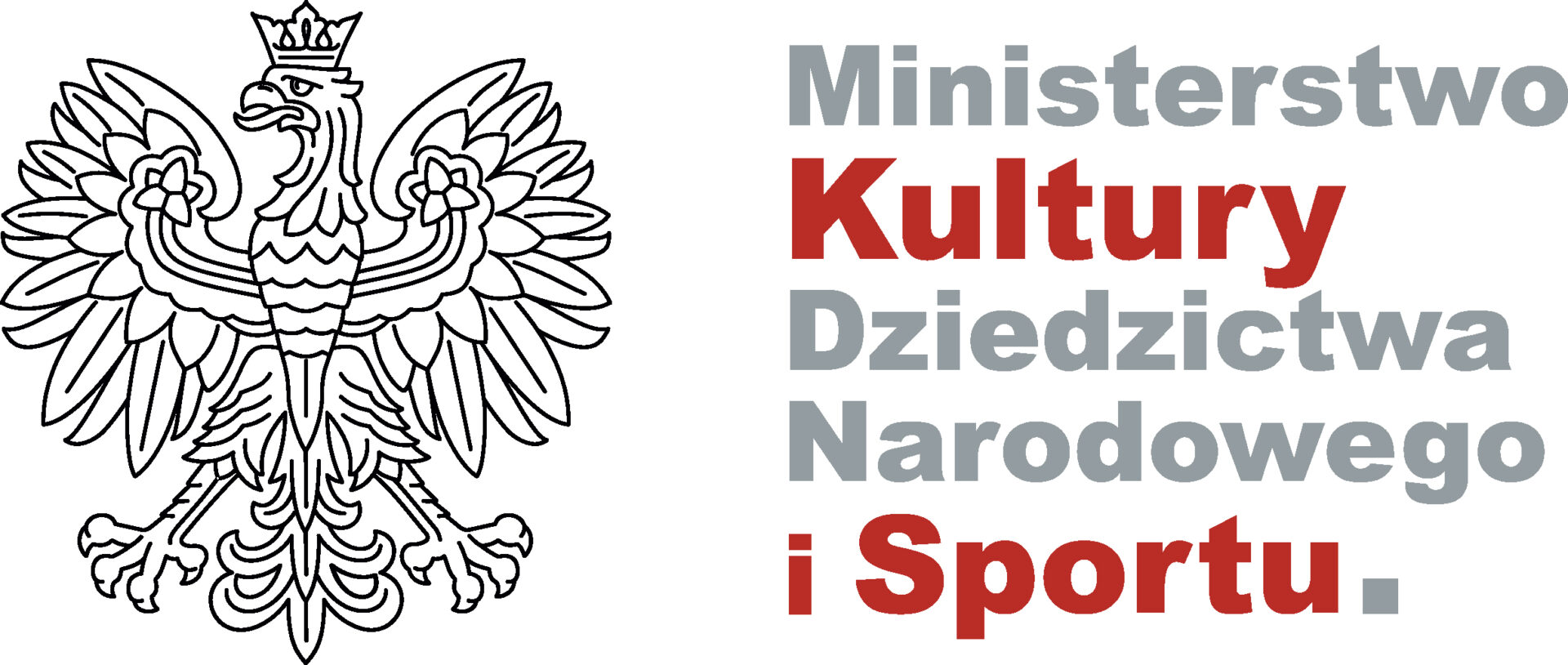 logotyp Ministerstwa Kultury, Dziedzictwa Narodowego i Sportu