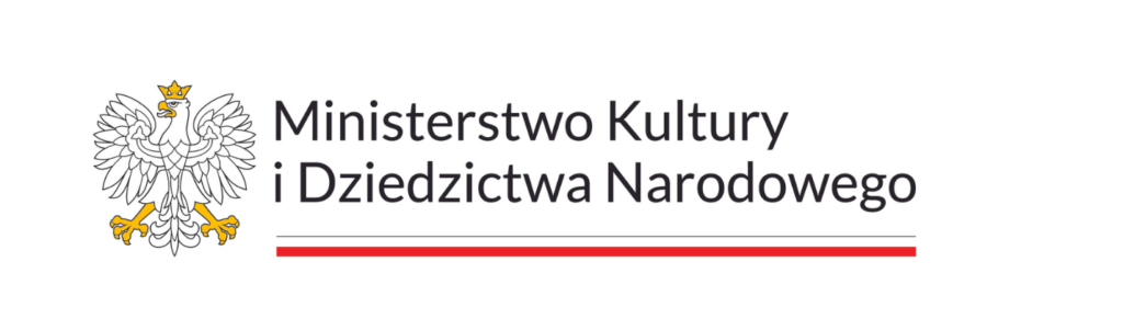 Logotyp Ministerstwa Kultury i Dziedzictwa Narodowego. 